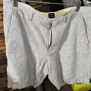 J. Crew Gray Flat Front Shorts